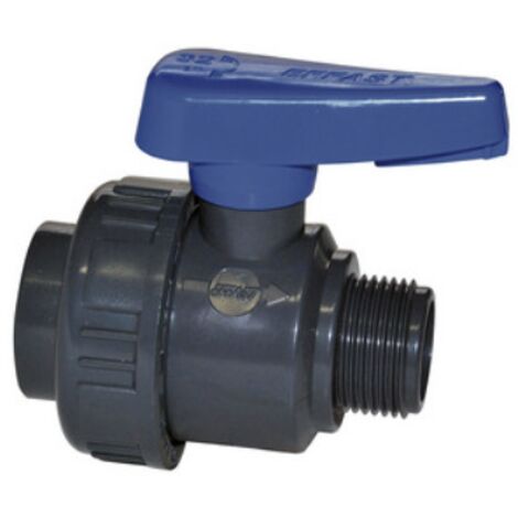 VALVOLA A SFERA MONOGHIERA IN PVC CON FIL. MF 1/2" IRRITEC
