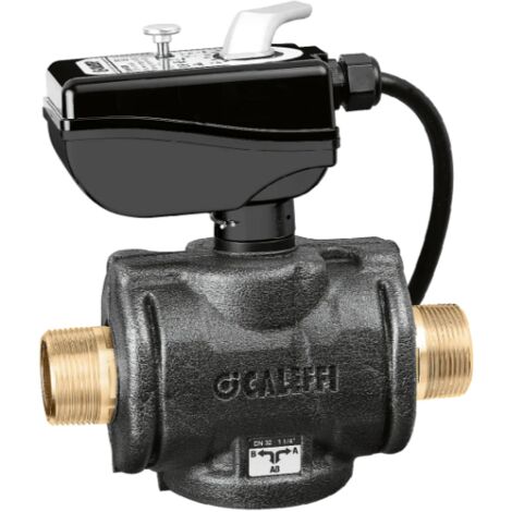 Valvola a sfera motorizzata,con kit di coibentazione per impianti di riscaldamento e condizionamento, 1 1/2" Caleffi 638383  1 1/2”