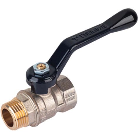 "VALVOLA A SFERA PASSAGGIO STANDARD M/F LEVA ALLUMINIO TIEMME 1"""" - PN25"