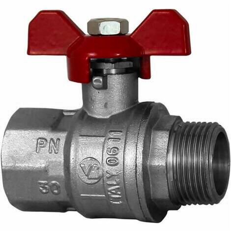 Valvola a sfera passaggio totale M-F 1/2"