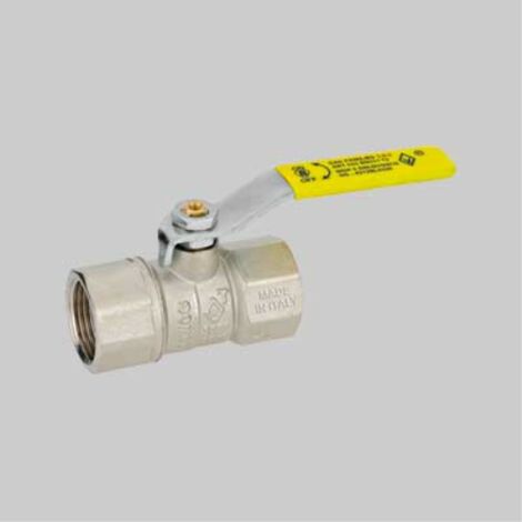 Valvola a sfera per gas f.f. a leva 3/4" TIEMME