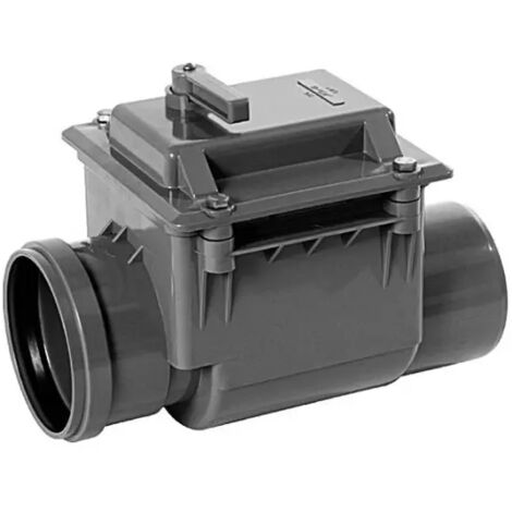 Valvola antiriflusso 2 piatt. Ø100mm mod. Ottima NICOLL