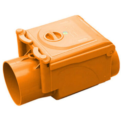VALVOLA ANTIRIFLUSSO IN PVC ARANCIO- Diam. 110- senza- pezzi 1
