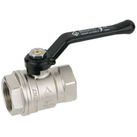VALVOLA ARRESTO A SFERA IN OTTONE CON LEVA FEMMINA FEMMINA 11/4"   VALVOSANITARIA BUGATTI S.P.A.