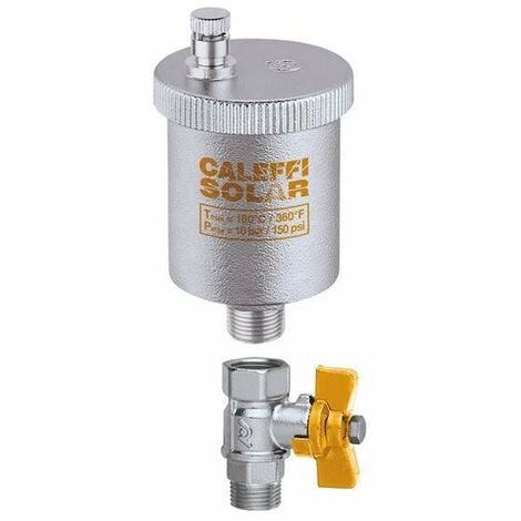 Valvola automatica di sfogo aria per impianti solari Caleffi 250