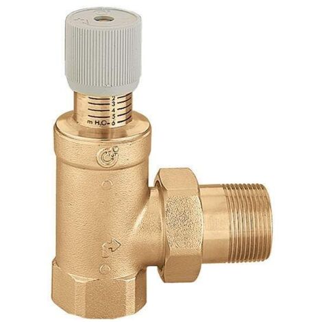 THERMADOR by-pass differenziale regolabile con scala graduata 3/4", campo di taratura 10-40 Caleffi 519504 3/4” - 10-40