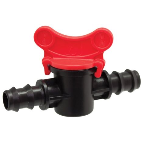 Valvola chiusura Aqua Control 16 mm nero 10 unità