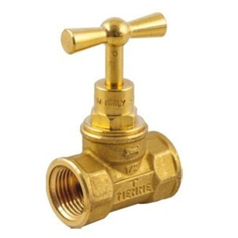 VALVOLA CON APERTURA RUBINETTO CON VITONE 3/4"