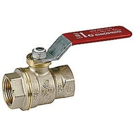 Valvola con attacchi f-f maniglia a leva r910x004 - giacomini