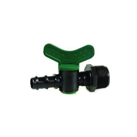 Valvola con derivazione filetto maschio 16x1/2" per Tubo PE da 16-20 mm IVVMP27M0N16B