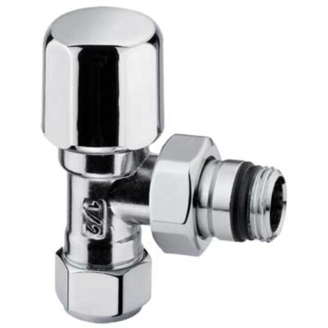 Valvola d'arredo a squadra cromata 1/2 x 24-19  Arteclima