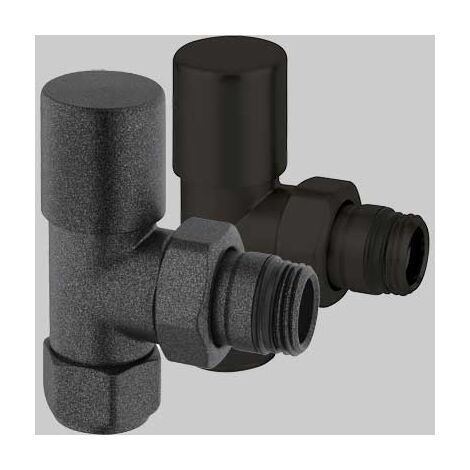 VALVOLA D'ARREDO A SQUADRA TERMOSTATIZZABILE HIGH STYLE B  Antracite 1/2 x 2419     ARTECLIMA