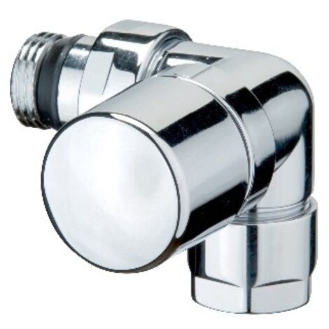 VALVOLA D'ARREDO AD ANGOLO SX TERMOSTATIZZABILE CROMO-LUCIDO 3/8 S.F.