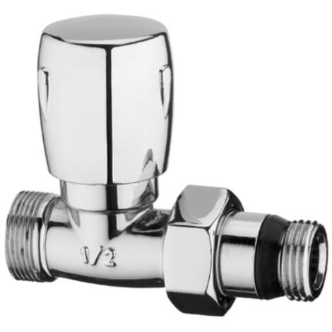 VALVOLA D'ARREDO DIRITTA CROMO 1/2 S.F.