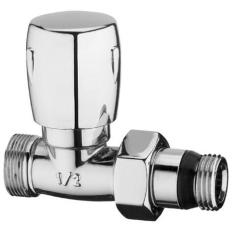 VALVOLA D'ARREDO DIRITTA CROMO 3/8&quot