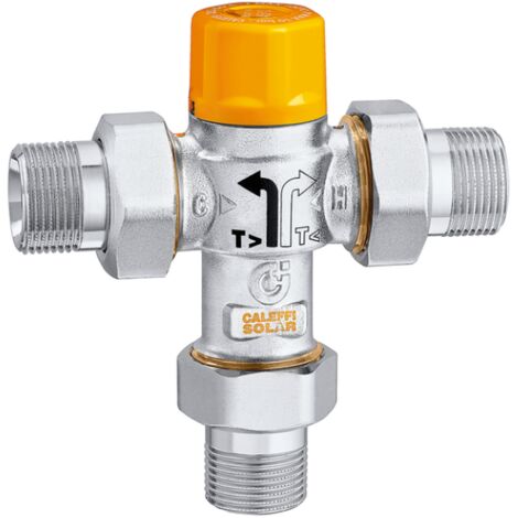Valvola deviatrice termostatica per impianti solari 1/2 45 gradi caleffi 262040