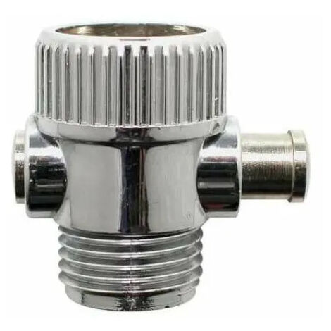 Valvola di arresto per doccetta da 1/2" (15x21), cromo