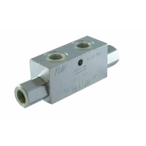 Valvola di blocco doppio effetto da 1/4"