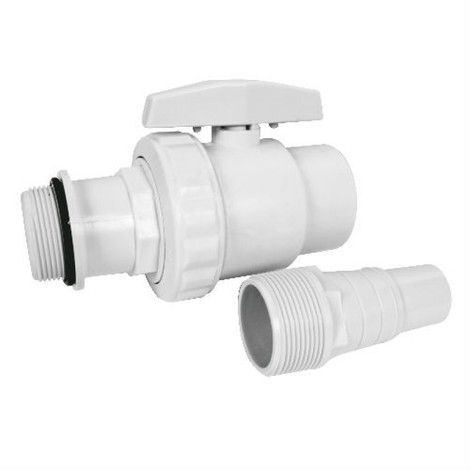 Valvola Di Chiusura Per Piscina + Connettore Ø 32/38