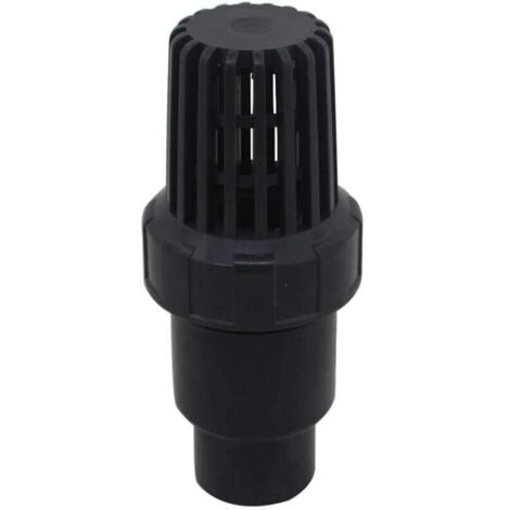SOLEIL Valvola di fondo valvola di non ritorno con aspirazione a sfera 25 32 40 mm filtro di non ritorno pompa per piscina in PVC di non ritorno (diametro interno 40 mm)