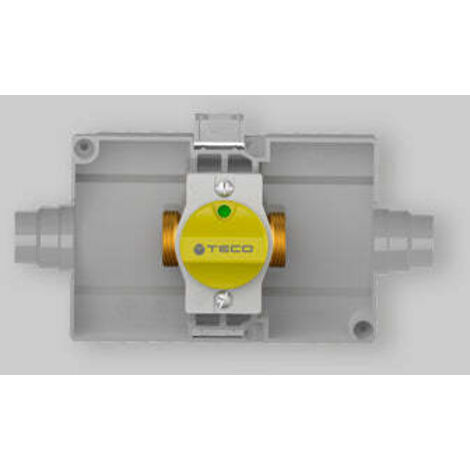 Valvola di intercettazione dritta 3/4 teco k200bc10100