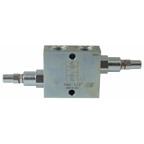 Valvola di massima pressione incrociata (antiurto) da 1/2”