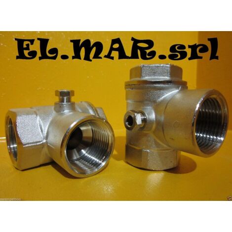 Valvola di Ritegno 1" F x 1" F Compressore aria compressa valvola ritenuta