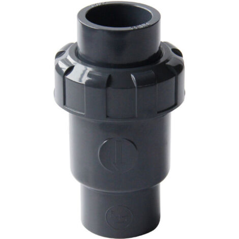 Valvola Di Non Ritorno In PVC A Incollaggio 50 Mm - Per Acquari, Stagni, Piscine E Irrigazione
