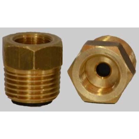 VALVOLA DI RITEGNO PER TERMOMANOMETRO - 14 x 1" x 1/2