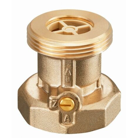 Valvola di ritegno tipo OVENTROP SVE DN 20, G 1¼ M, PN 10 - ottone - 1070006