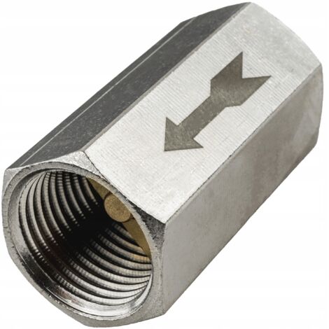 Valvola di ritorno in linea per compressore 1/2" 15 BAR 50 MM