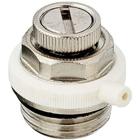 Valvola di Sfiato Automatica Termosifoni, Risparmio Energia, Nessuno Sporco nè Rumore, Misura 1/2", Ottone, 2 pezzi
