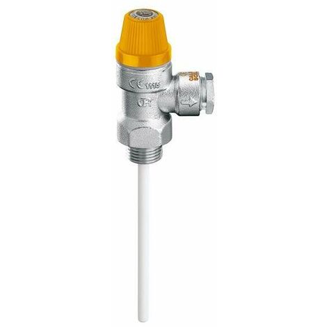 Valvola di sicurezza combinata temperatura e pressione Caleffi 3094-3095  3/4" - 7 - Ø 22