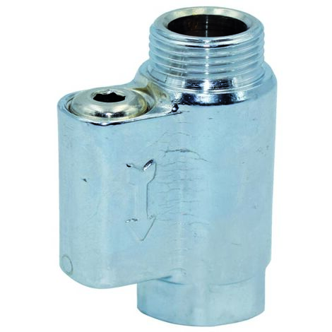 Valvola Di Arresto Doccia CIENCIA - Ottone Cromato - 1/2 Pollice - Per Risparmio Idrico - Foto 5