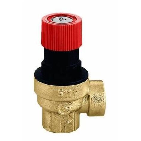 VALVOLA DI SICUREZZA FF ORDINARIA 1/2 - 6.0 bar CALEFFI