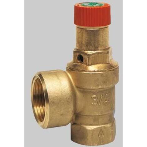 VALVOLA DI SICUREZZA ORDINARIA A MEMBRANA DI MASSIMA PRESSIONE - 3/4x1" 3 Bar 100 kW
