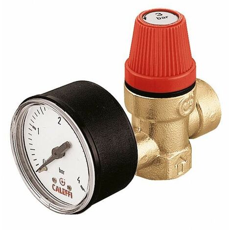 Valvola di sicurezza ordinaria certificata Caleffi 313  1/2" senza manometro - 3
