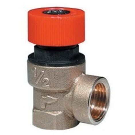 VALVOLA DI SICUREZZA ORDINARIA F Misura: 1/2 x 8 Bar