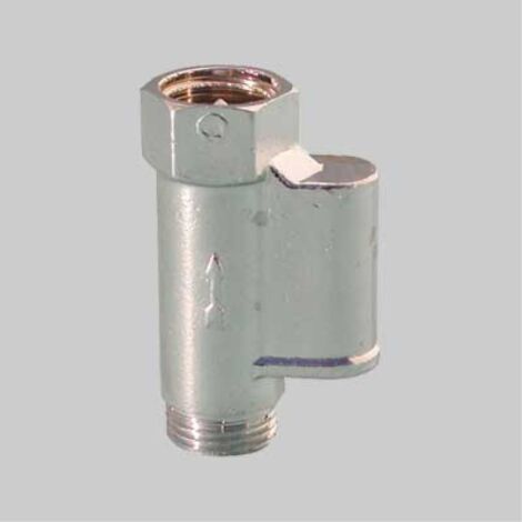 Valvola di sicurezza per scaldacqua verticale 1/2" m.f.