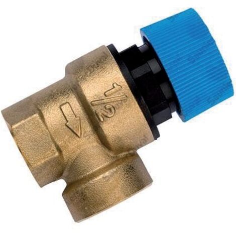 Valvola di sicurezza sanitaria con uscita maggiorata 7 bar 15X21