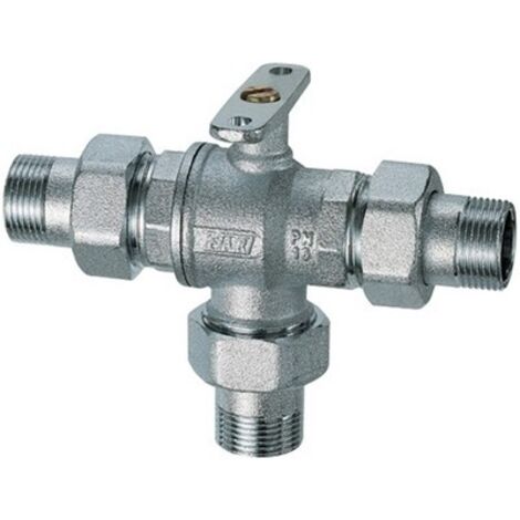 VALVOLA DI ZONA A 3 VIE MOTORIZZABILE CON SFERA BY PASS (FAR) 3/4"