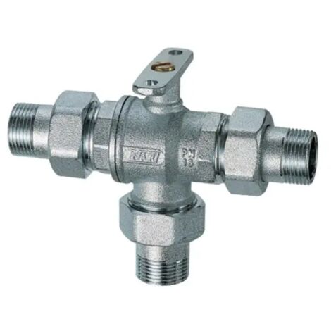 VALVOLA DI ZONA A SFERA A PASSAGGIO TOTALE A TRE VIE MOTORIZZABILE 11/4" FAR RUBINETTERIE