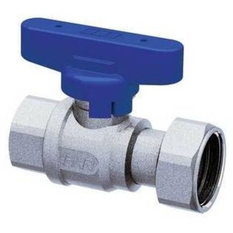 VALVOLA D'INTERCETTAZIONE A SFERA F-F CROMATA CON CALOTTA MOBILE 1/2" - 3/4" FAR