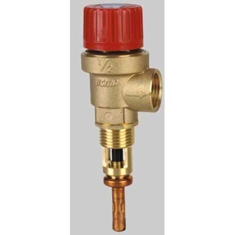 VALVOLA DOPPIA DI SICUREZZA TEMPERATURA E PRESSIONE - 3/4 3 Bar