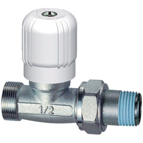 VALVOLA FAR DIRITTA PER TUBO RAME PLASTICA MULTISTRATO - 3/8 x 24-19