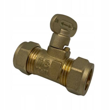 VALVOLA GAS 15X15 MM PER TUBI RAME