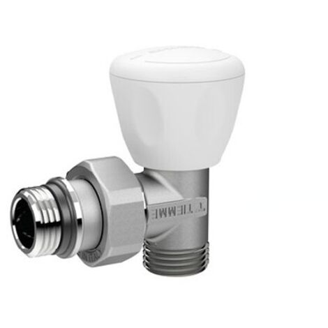 VALVOLA MANUALE A SQUADRA CON ATTACCO TUBO PEX MULTISTRATO 3/8" 24x19 fil (D.16)