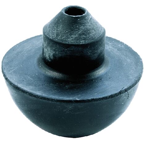 VALVOLA MEZZA SFERA in gomma nera 10 PZ