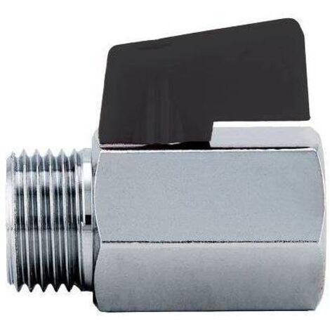 VALVOLA MINI A SFERA X SCALDACQUA 126 ITAP - OTTONE CROMATO 1/2MF - 5 pezzi