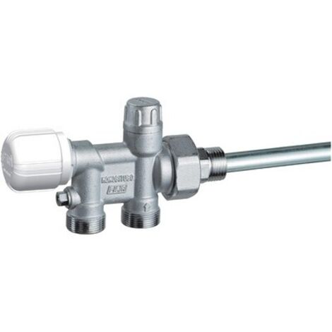 VALVOLA MONO-BITUBO TERMOSTATIZZABILE CROMATA (FAR) 1" Sx